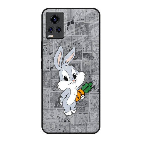 Cute Baby Bunny Vivo Y73 Glass Back Cover Online