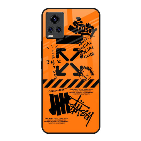 Anti Social Club Vivo Y73 Glass Back Cover Online