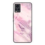 Diamond Pink Gradient Vivo Y73 Glass Back Cover Online