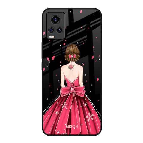 Fashion Princess Vivo Y73 Glass Back Cover Online