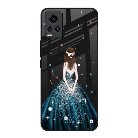 Queen Of Fashion Vivo Y73 Glass Back Cover Online