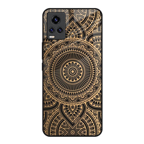 Luxury Mandala Vivo Y73 Glass Back Cover Online