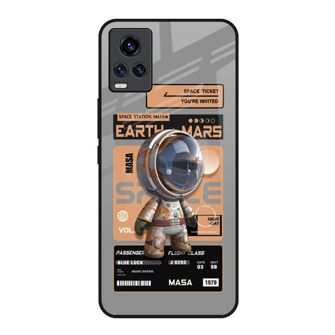 Space Ticket Vivo Y73 Glass Back Cover Online