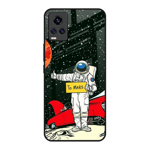 Astronaut on Mars Vivo Y73 Glass Back Cover Online