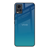Celestial Blue Vivo Y73 Glass Back Cover Online