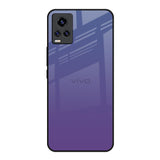Indigo Pastel Vivo Y73 Glass Back Cover Online