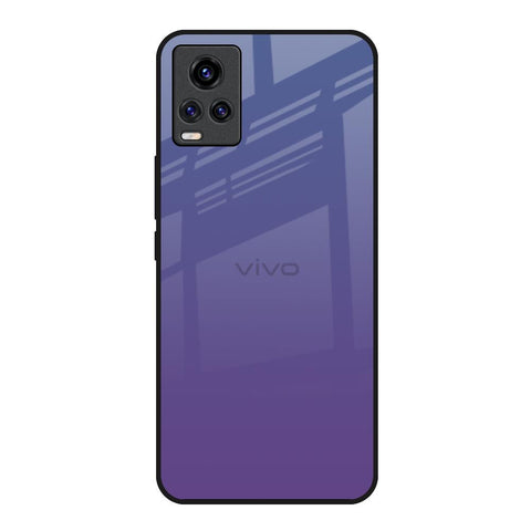 Indigo Pastel Vivo Y73 Glass Back Cover Online