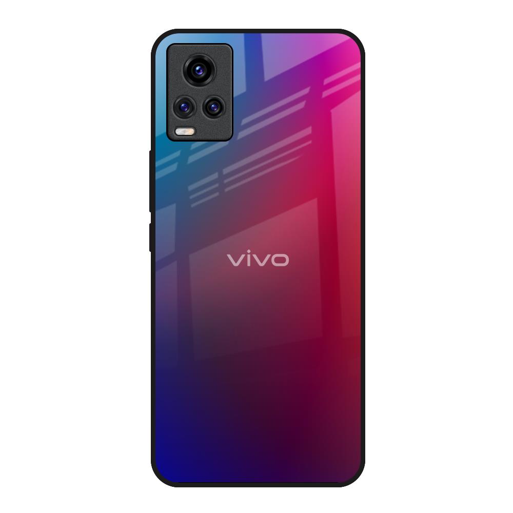 Magical Color Shade Vivo Y73 Glass Back Cover Online