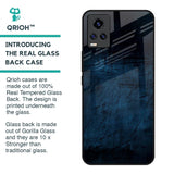Dark Blue Grunge Glass Case for Vivo Y73
