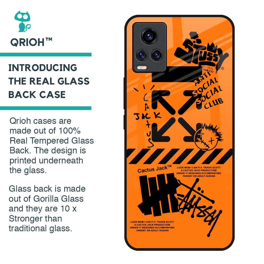 Anti Social Club Glass Case for Vivo Y73