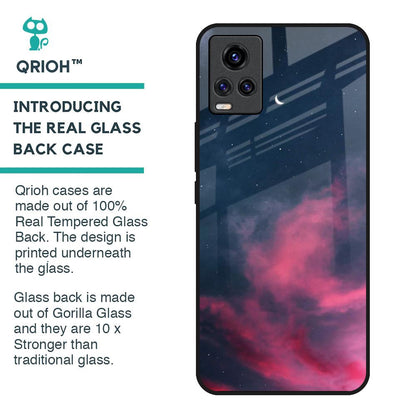 Moon Night Glass Case For Vivo Y73
