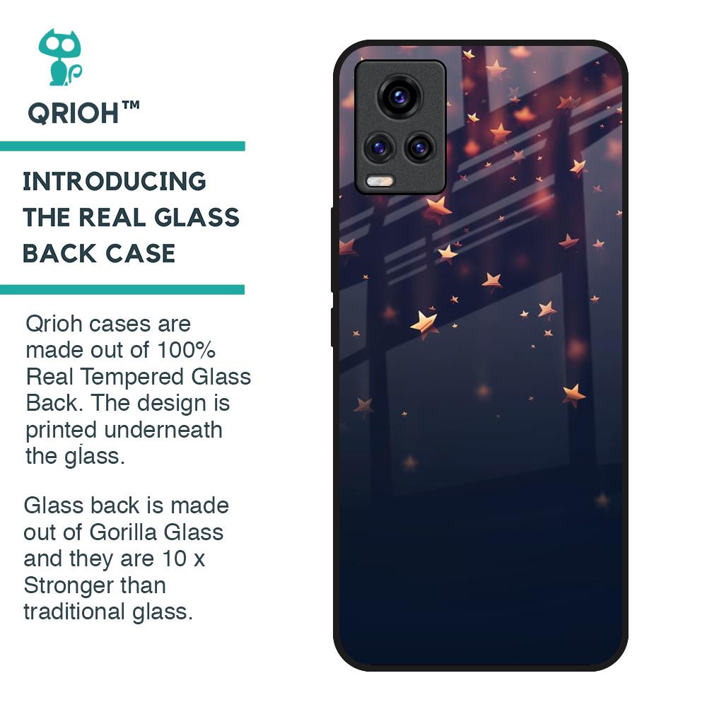 Falling Stars Glass Case For Vivo Y73