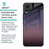 Grey Ombre Glass Case for Vivo Y73