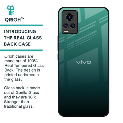 Palm Green Glass Case For Vivo Y73