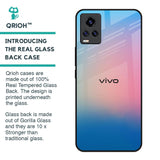 Blue & Pink Ombre Glass case for Vivo Y73