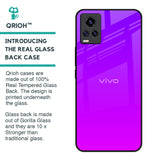 Purple Pink Glass Case for Vivo Y73