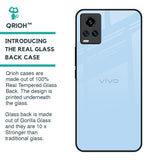 Pastel Sky Blue Glass Case for Vivo Y73
