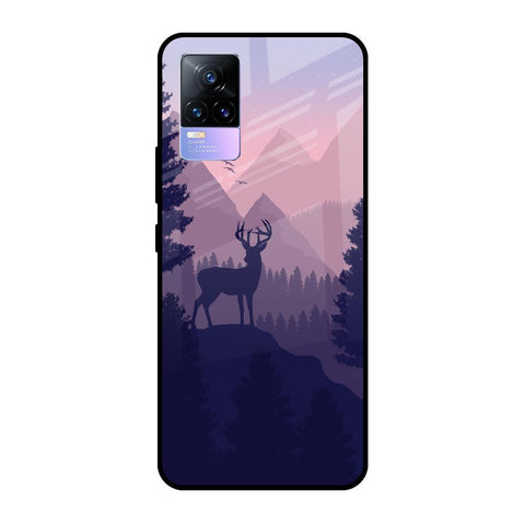 Deer In Night Vivo Y73 Glass Cases & Covers Online