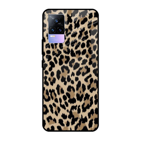 Leopard Seamless Vivo Y73 Glass Cases & Covers Online