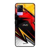 Race Jersey Pattern Vivo Y73 Glass Cases & Covers Online