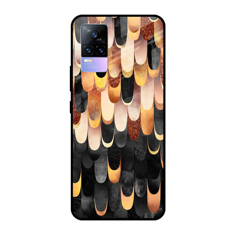 Bronze Abstract Vivo Y73 Glass Cases & Covers Online
