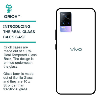 Arctic White Glass Case for Vivo Y73