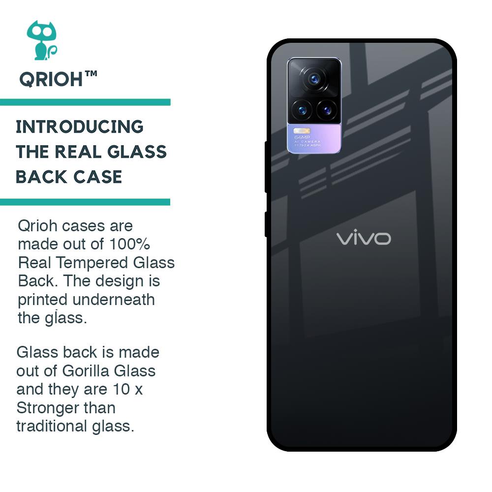 Stone Grey Glass Case For Vivo Y73