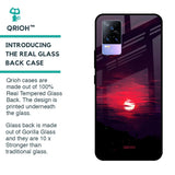Morning Red Sky Glass Case For Vivo Y73