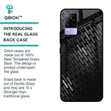Dark Abstract Pattern Glass Case For Vivo Y73