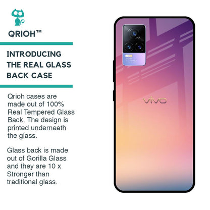 Lavender Purple Glass case for Vivo Y73