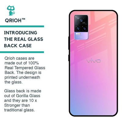 Dusky Iris Glass case for Vivo Y73