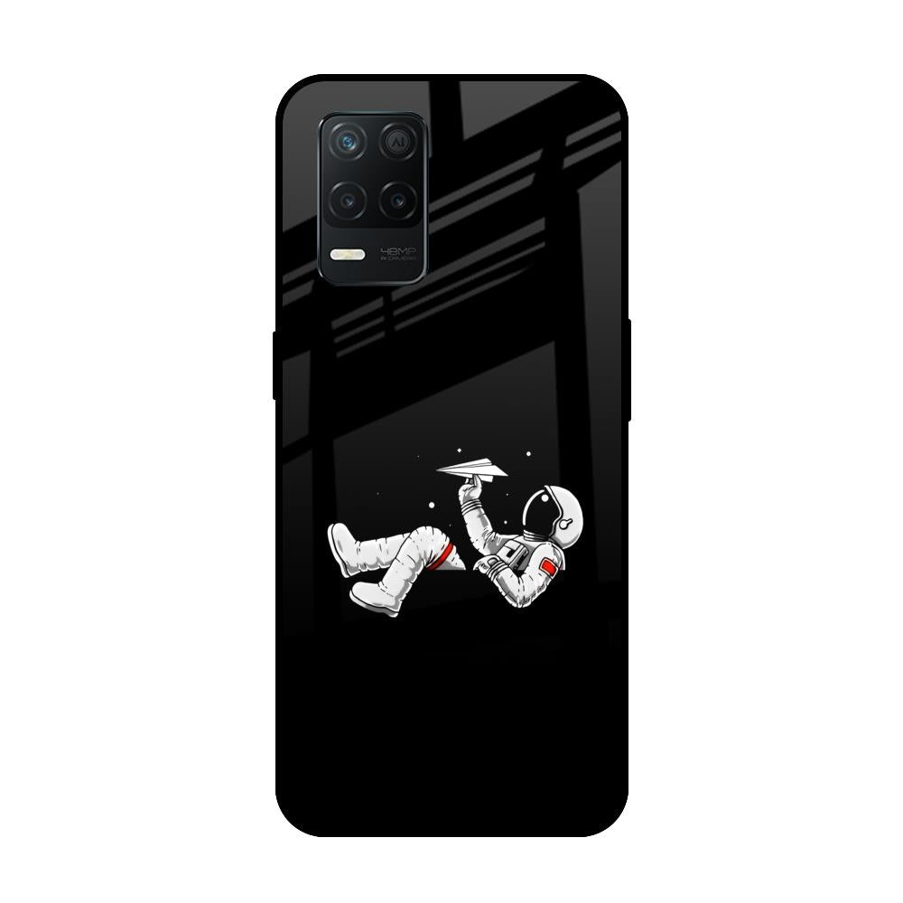 Space Traveller Realme 8 5G Glass Back Cover Online