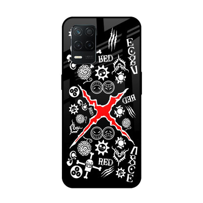 Red Zone Realme 8 5G Glass Back Cover Online