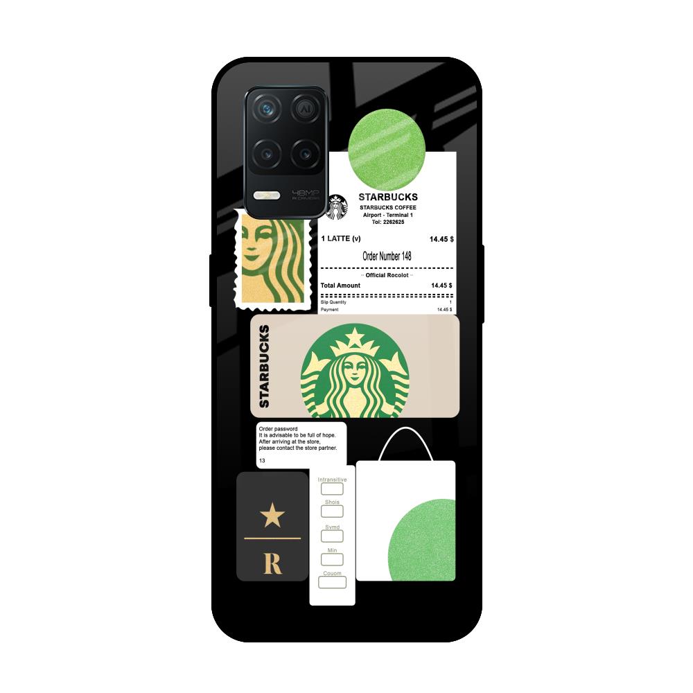 Coffee Latte Realme 8 5G Glass Back Cover Online