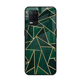 Abstract Green Realme 8 5G Glass Back Cover Online
