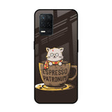 Tea With Kitty Realme 8 5G Glass Back Cover Online