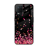 Heart Rain Fall Realme 8 5G Glass Back Cover Online