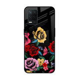 Floral Decorative Realme 8 5G Glass Back Cover Online