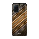 Diagonal Slash Pattern Realme 8 5G Glass Back Cover Online