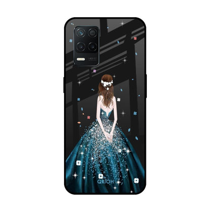 Queen Of Fashion Realme 8 5G Glass Back Cover Online