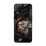 Aggressive Lion Realme 8 5G Glass Back Cover Online