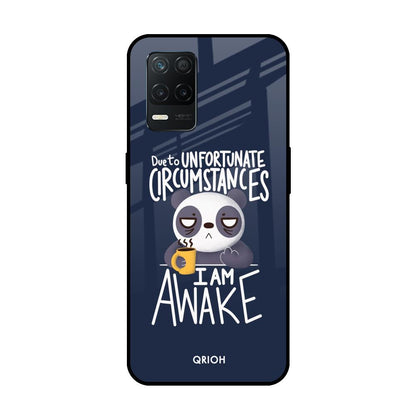 Struggling Panda Realme 8 5G Glass Back Cover Online