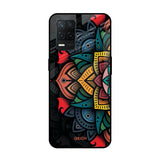 Retro Gorgeous Flower Realme 8 5G Glass Back Cover Online