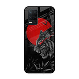 Red Moon Tiger Realme 8 5G Glass Back Cover Online