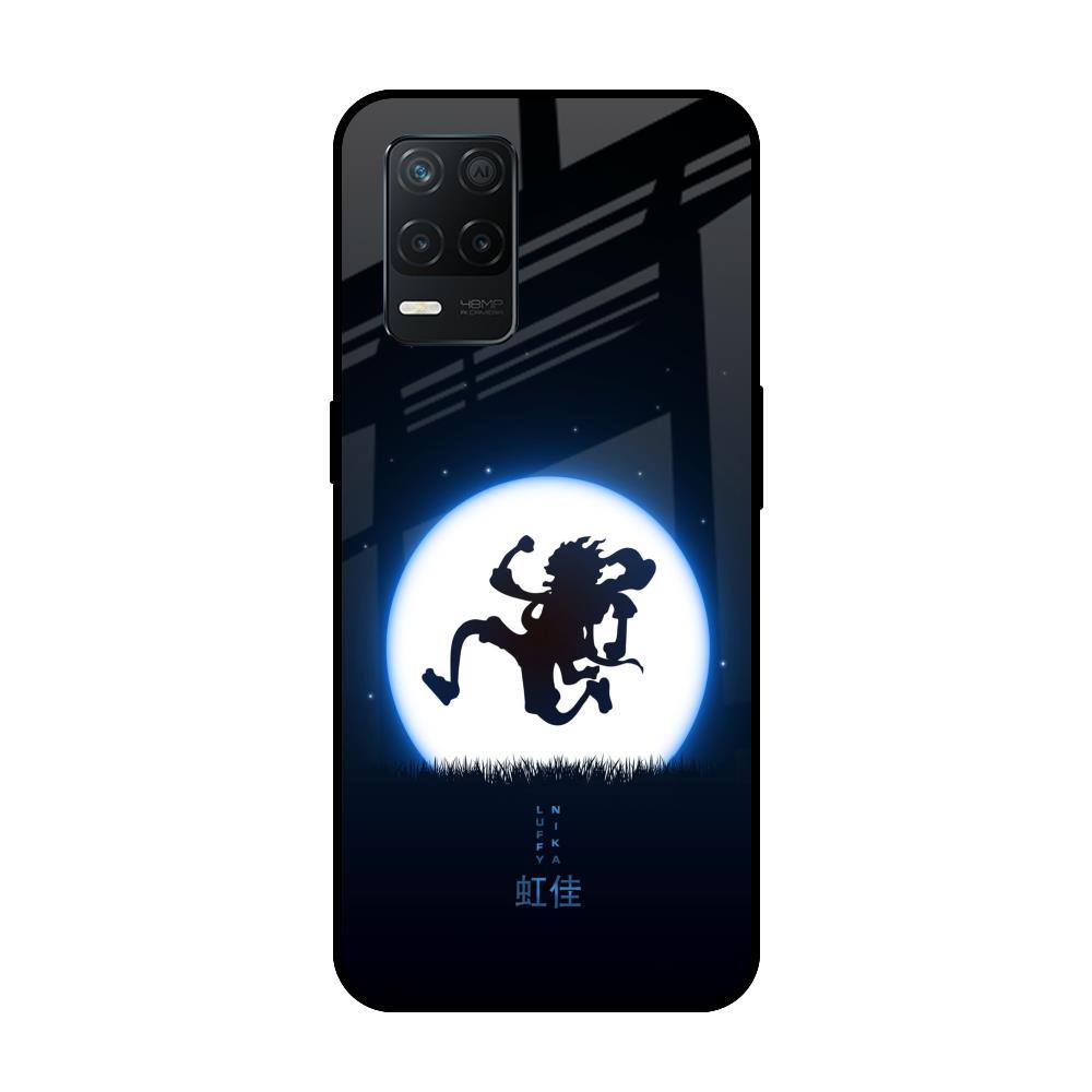 Luffy Nika Realme 8 5G Glass Back Cover Online