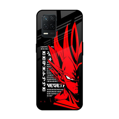 Red Vegeta Realme 8 5G Glass Back Cover Online