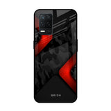 Modern Camo Abstract Realme 8 5G Glass Back Cover Online