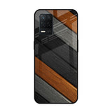 Tri Color Wood Realme 8 5G Glass Back Cover Online