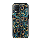 Peacock Feathers Realme 8 5G Glass Cases & Covers Online