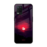 Morning Red Sky Realme 8 5G Glass Cases & Covers Online